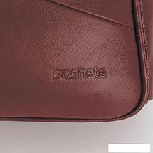 Городской рюкзак Poshete 827-254185-BRD (бордовый), фото 2