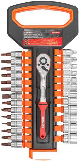 Набор трещотка с головками и битами BaumAuto BM-027-5MSA (27 предметов)