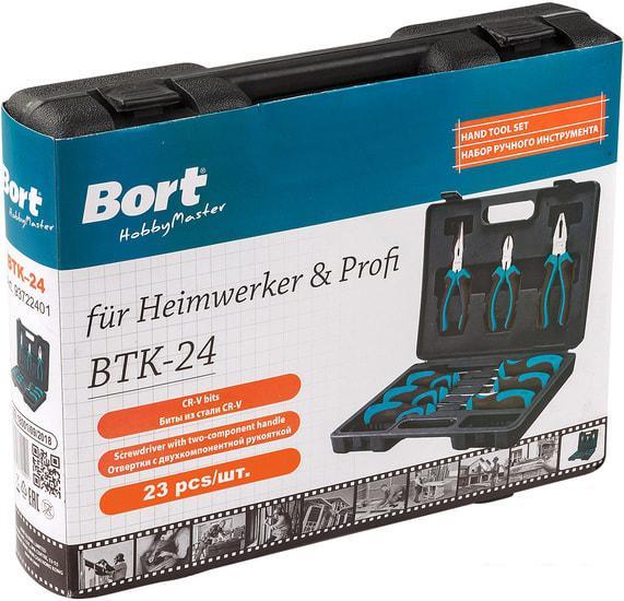 Универсальный набор инструментов Bort BTK-24 (24 предмета) - фото 3 - id-p209008580