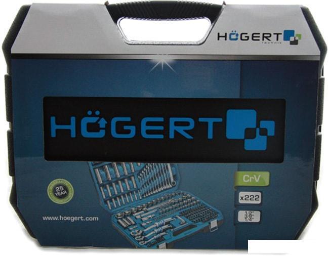 Универсальный набор инструментов Hogert Technik HT1R444 (222 предмета) - фото 8 - id-p207946453