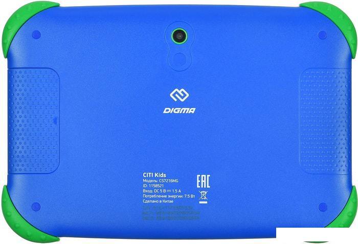 Планшет Digma CITI Kids CS7216MG 32GB 3G (синий) - фото 4 - id-p209761597