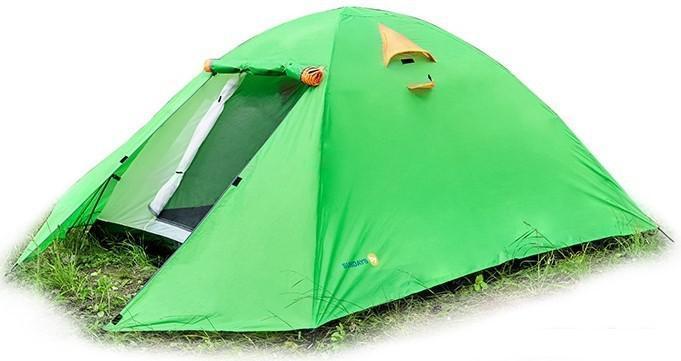Треккинговая палатка Sundays ZC-TT007-4P v2 (зеленый/желтый), фото 2