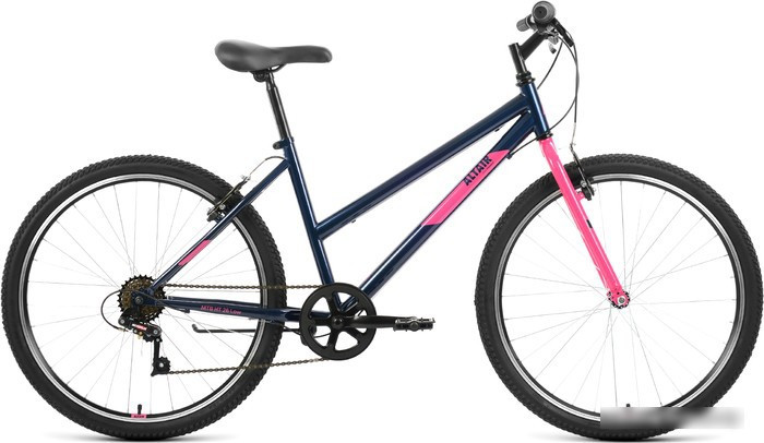 Велосипед Altair MTB HT 26 Low р.17 2022 (темно-синий/розовый) - фото 1 - id-p214214390