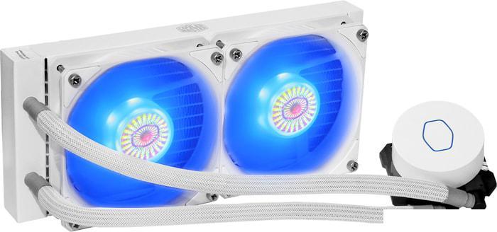 Кулер для процессора Cooler Master Masterliquid ML240L V2 RGB White Edition MLW-D24M-A18PC-RW - фото 3 - id-p208642905