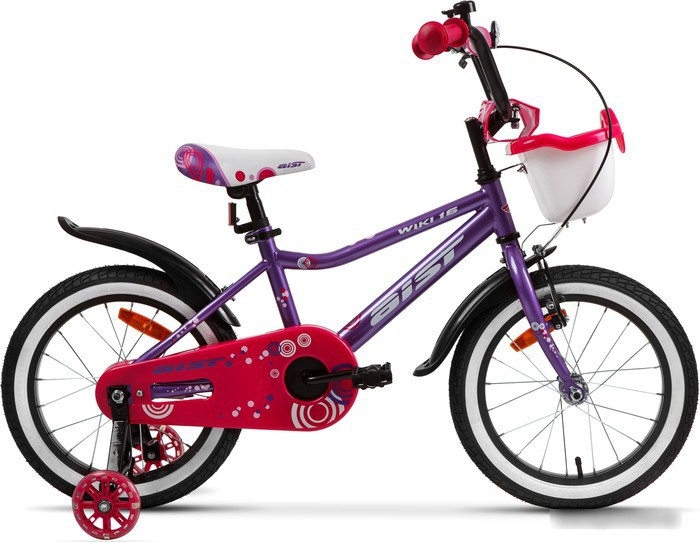 Детский велосипед AIST Wiki 18 2023 (фиолетовый) - фото 1 - id-p210512073