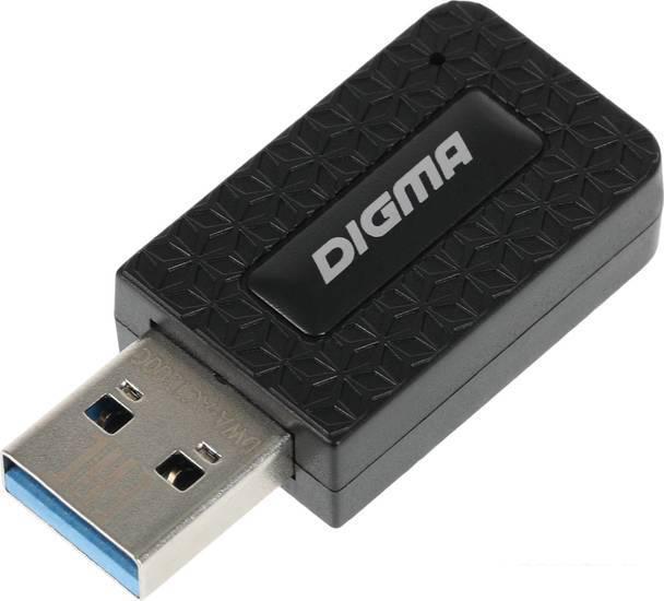 Wi-Fi адаптер Digma DWA-AC1300C - фото 2 - id-p209661347