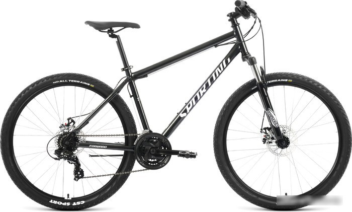 Велосипед Forward Sporting 27.5 2.0 D р.19 2023 (черный/белый) - фото 1 - id-p214213627