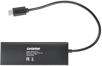 USB-хаб  Digma HUB-4U2.0-UC-B, фото 2