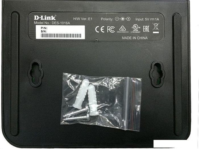 Неуправляемый коммутатор D-Link DES-1016A/E2A - фото 3 - id-p209661864