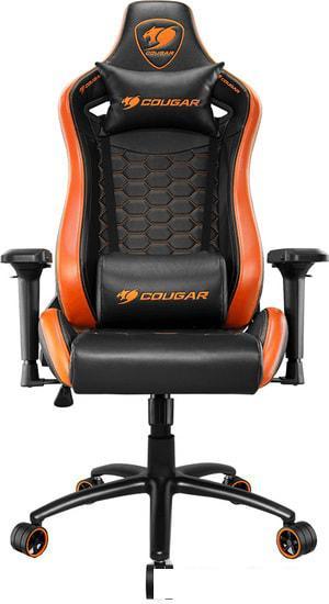 Кресло Cougar Outrider S (черный/оранжевый)