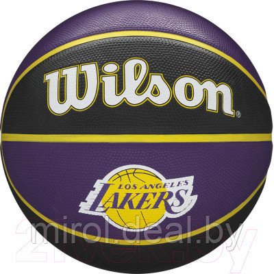 Баскетбольный мяч Wilson NBA Team Tribute La Lakers / WTB1300XBLAL - фото 1 - id-p214225050