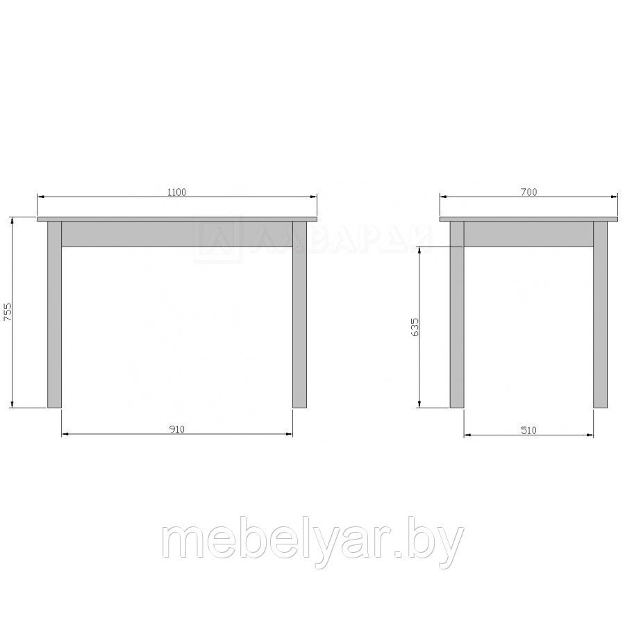 Стол обеденный Мебель Класс Бахус (раздвижной) тёмный дуб - фото 3 - id-p214229183