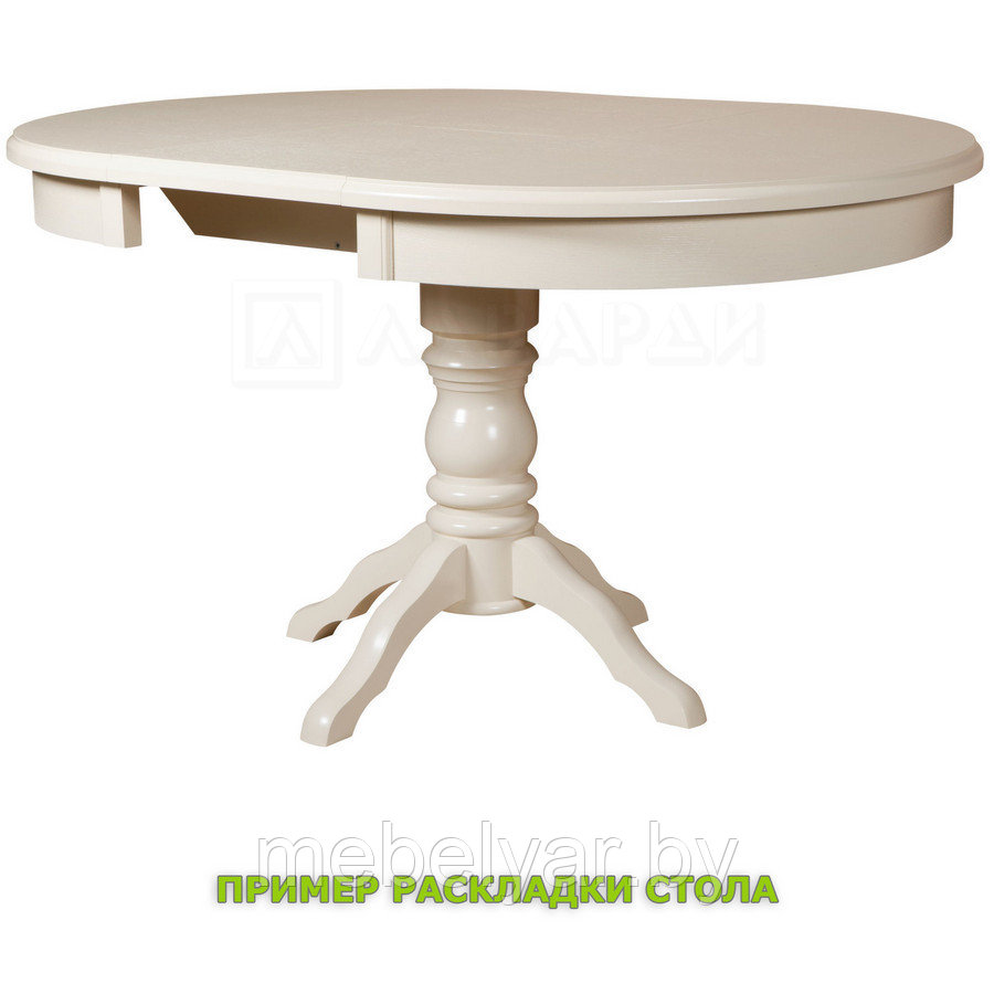 Стол обеденный Мебель Класс Прометей (раздвижной) белый - фото 2 - id-p200167456
