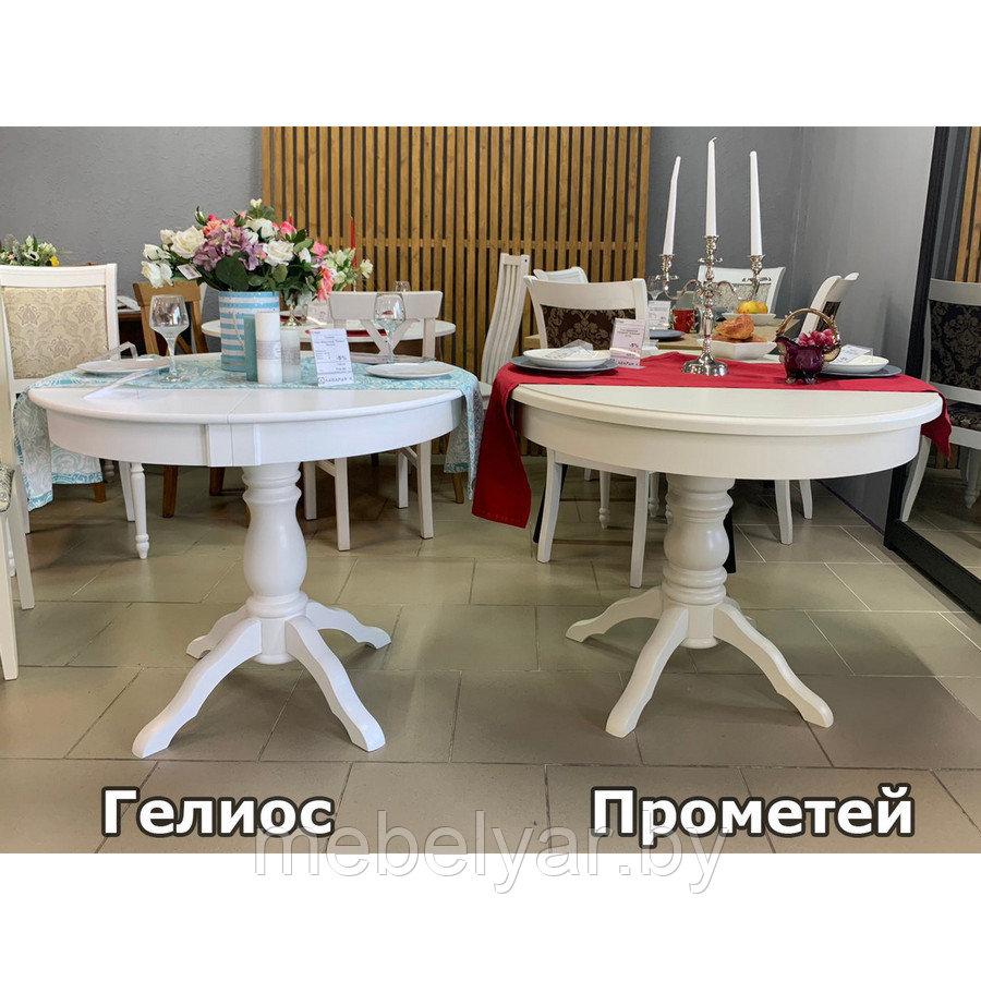 Стол обеденный Мебель Класс Прометей (раздвижной) белый - фото 5 - id-p200167456