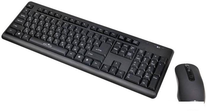 Мышь + клавиатура Oklick 270M Wireless Keyboard & Optical Mouse - фото 2 - id-p210304926
