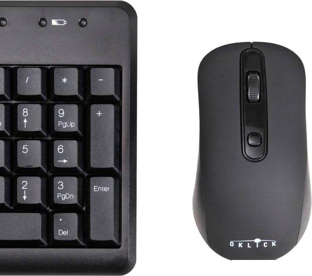Мышь + клавиатура Oklick 270M Wireless Keyboard & Optical Mouse - фото 3 - id-p210304926