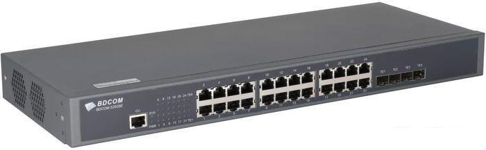 Управляемый коммутатор 3-го уровня BDCOM S2900-24T4X - фото 3 - id-p211267411