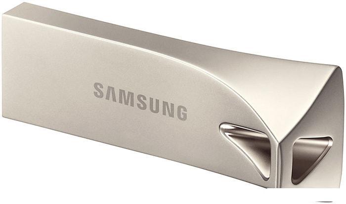 USB Flash Samsung BAR Plus 256GB (серебристый) - фото 2 - id-p212060155