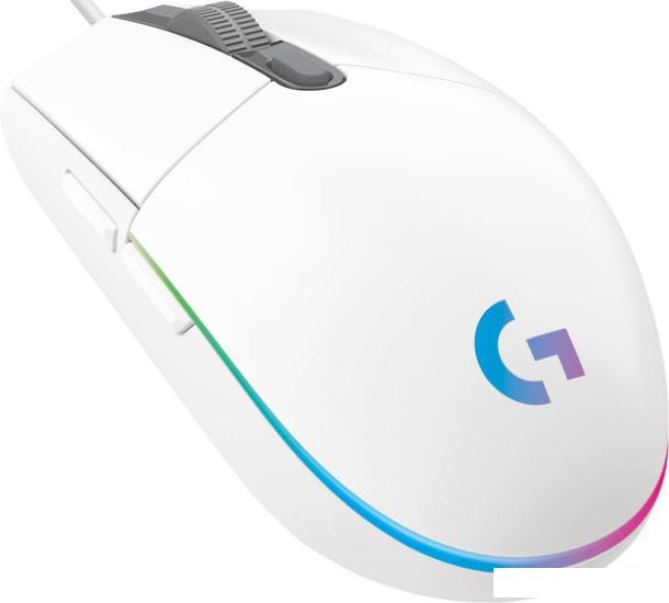 Игровая мышь Logitech G203 Lightsync (белый) - фото 3 - id-p211385855
