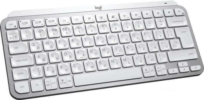 Клавиатура Logitech MX Keys Mini (светло-серый), фото 2