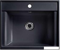 Кухонная мойка Belux SG-REC-6050 (черный обсидиан)