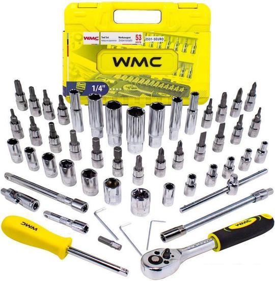 Универсальный набор инструментов WMC Tools WMC-2531-5 Euro (53 предмета) - фото 1 - id-p211386407