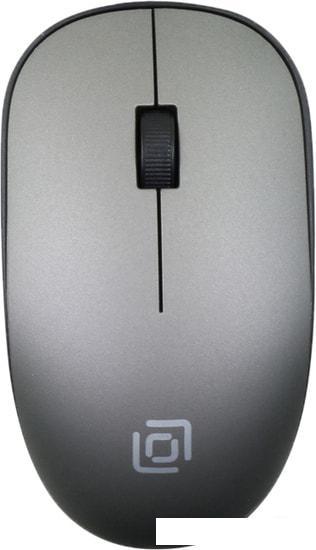 Мышь Oklick 515MW (черный/серый)