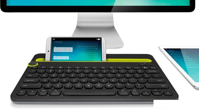 Клавиатура Logitech Bluetooth Multi-Device Keyboard K480 Black (920-006368) - фото 6 - id-p211282178