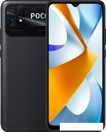 Смартфон POCO C40 4GB/64GB международная версия (черный) - фото 1 - id-p211729317