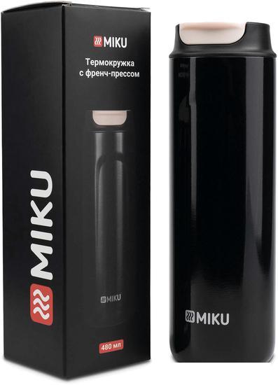 Термокружка Miku 480мл (черный) - фото 4 - id-p211729335