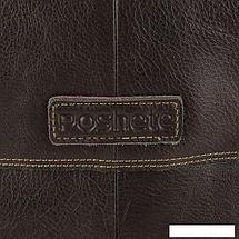 Городской рюкзак Poshete 253-1136-7-DBW (коричневый), фото 2