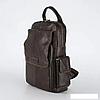 Городской рюкзак Poshete 253-1136-7-DBW (коричневый), фото 4