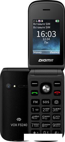 Мобильный телефон Digma Vox FS240 (черный) - фото 1 - id-p212278639