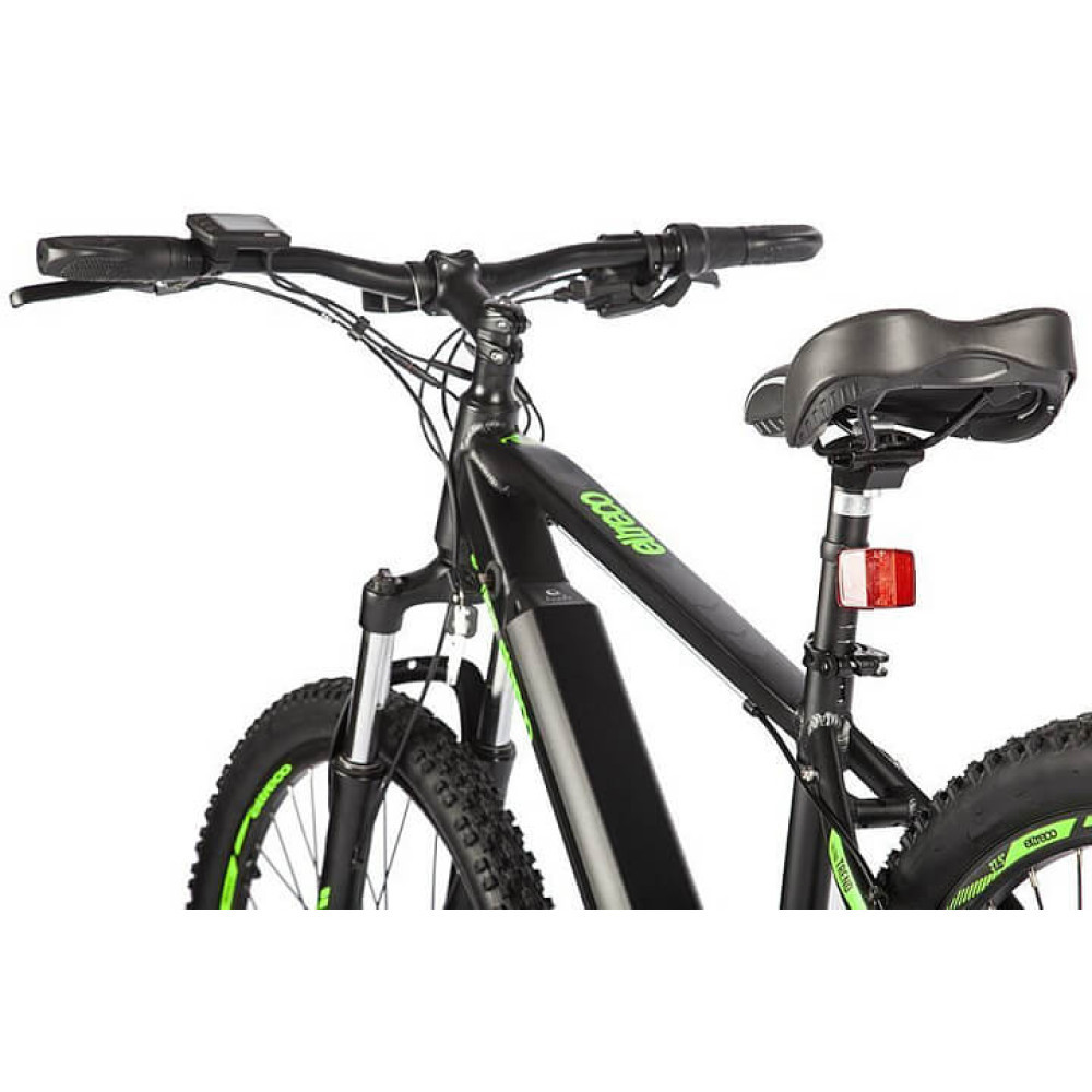 Велогибрид Eltreco Ultra Trend Чёрно-зелёный - фото 9 - id-p198051289