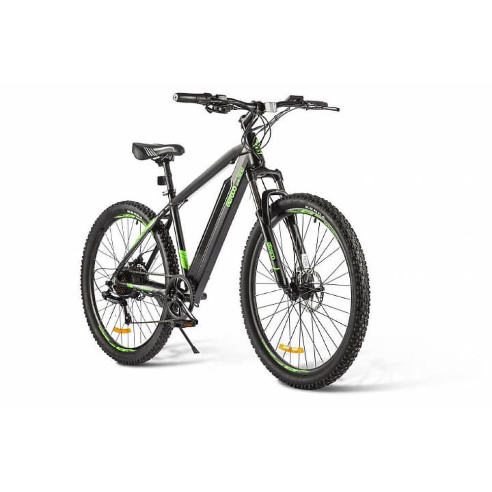 Велогибрид Eltreco Ultra Trend Чёрно-зелёный - фото 8 - id-p198051289