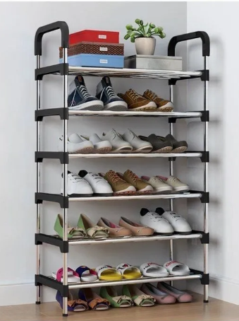 Стеллаж для обуви 6-и ярусная, разборная SHOE RACK - фото 5 - id-p214237419