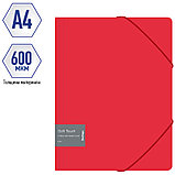 Папка на резинке Berlingo "Soft Touch" А4, 600мкм, красная, фото 2