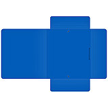 Папка на резинке Berlingo "Soft Touch" А4, 600мкм, синяя, фото 4