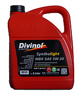 Моторное масло Divinol Syntholight MBX 5W-30 (синтетическое моторное масло 5w30) 5 л.