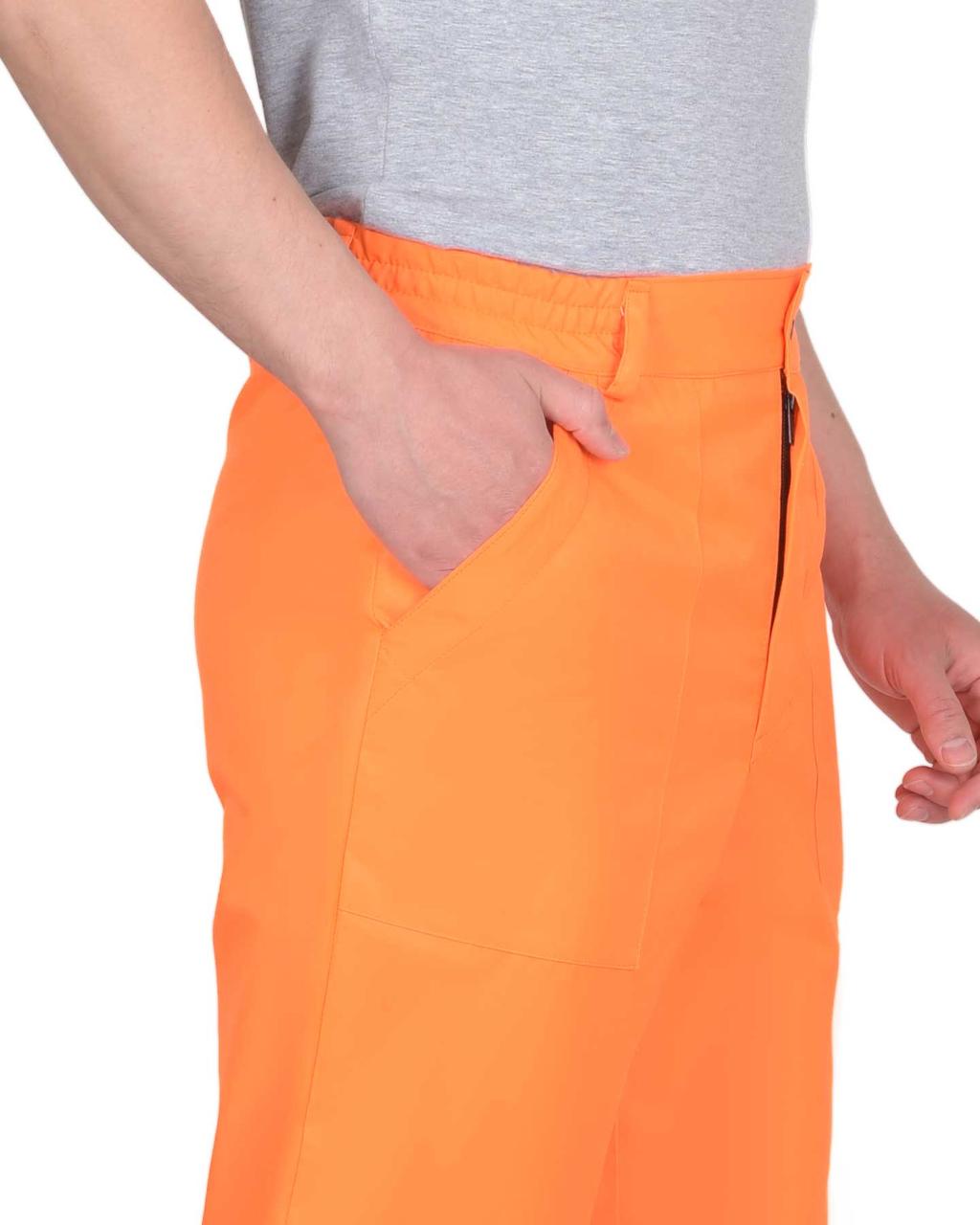 Костюм СИРИУС-ТЕРМИНАЛ-3-РОСС куртка, брюки оранжевая с темно-синим - фото 8 - id-p214253290