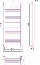 Полотенцесушитель Сунержа Богема с полкой+ 1000x400 00-0223-1040, фото 2