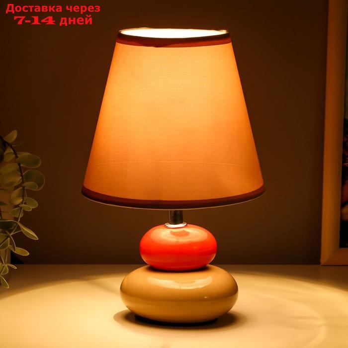 Настольная лампа 16878/1GR+RD E14 40Вт серо-красный 16х16х25 см - фото 3 - id-p214209959