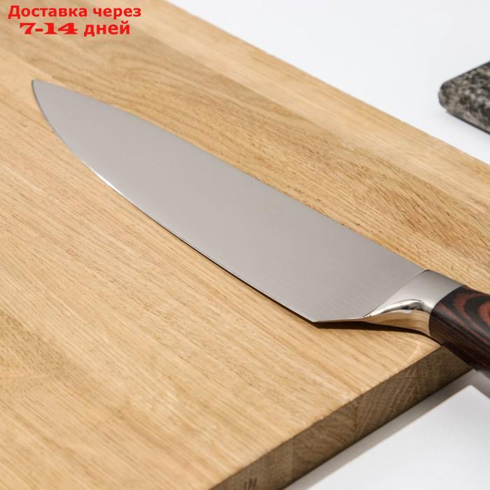 Нож Veral, шеф, 20,5 см, дамасская сталь - фото 3 - id-p214209974