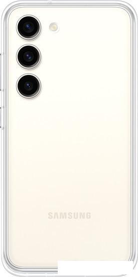 Чехол для телефона Samsung Frame Case S23 (белый) - фото 2 - id-p213955098