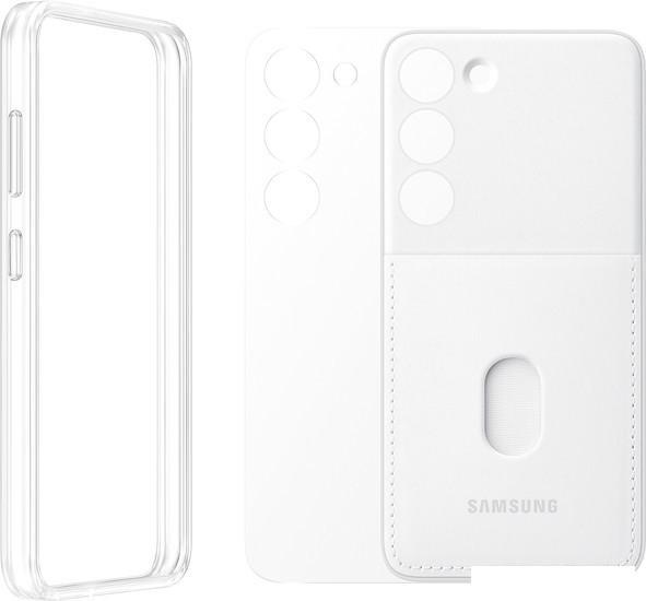 Чехол для телефона Samsung Frame Case S23 (белый) - фото 4 - id-p213955098