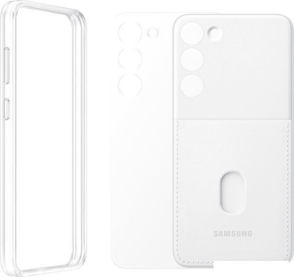 Чехол для телефона Samsung Frame Case S23+ (белый) - фото 6 - id-p213955217
