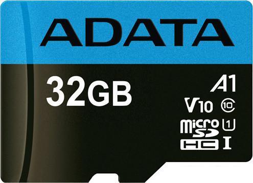 Карта памяти A-Data Premier AUSDH32GUICL10A1-RA1 microSDHC 32GB (с адаптером), фото 2