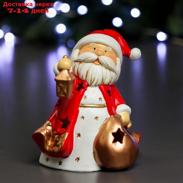 Фигура с подсветкой "Дед Мороз с мешком" 11х12х16см - фото 1 - id-p214209278