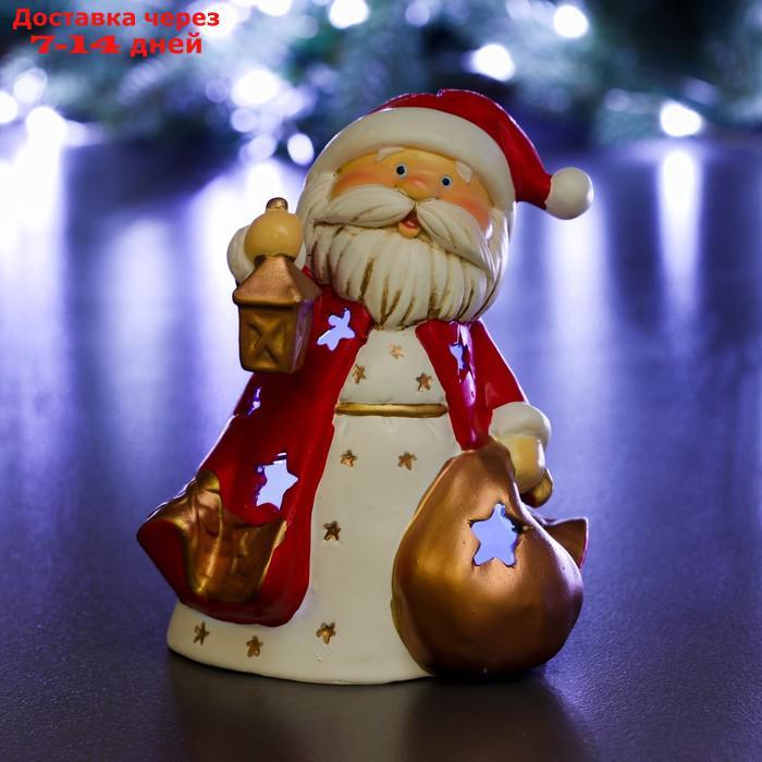 Фигура с подсветкой "Дед Мороз с мешком" 11х12х16см - фото 2 - id-p214209278