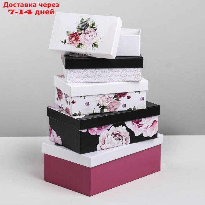 Набор подарочных коробок 10 в 1 "Цветочный вальс", 12 × 7 × 4 - 32.5 × 20 × 12.5 см - фото 3 - id-p214209309